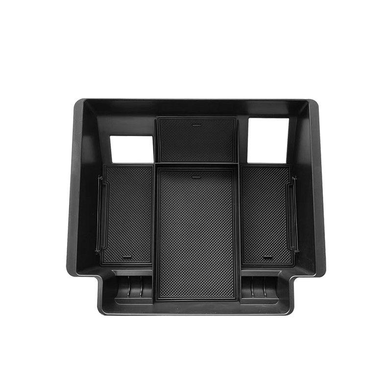 Car Central Storage Box for GMC Sierra 1500  Non-slip Rubber Center Console Organizer Armrest Tray Storage Organizer