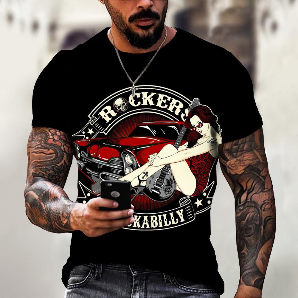 

Новая летняя мужская модная футболка с 3D буквенным принтом и флагом в стиле хип-хоп с круглым вырезом и коротким рукавом, повседневная футболка, большая футболка, мужская одежда, S-5xl 6XL