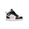 Kids' Sneakers Jordan 1 Mid Black White Light Pink (TD) White/Black/Light Pink
