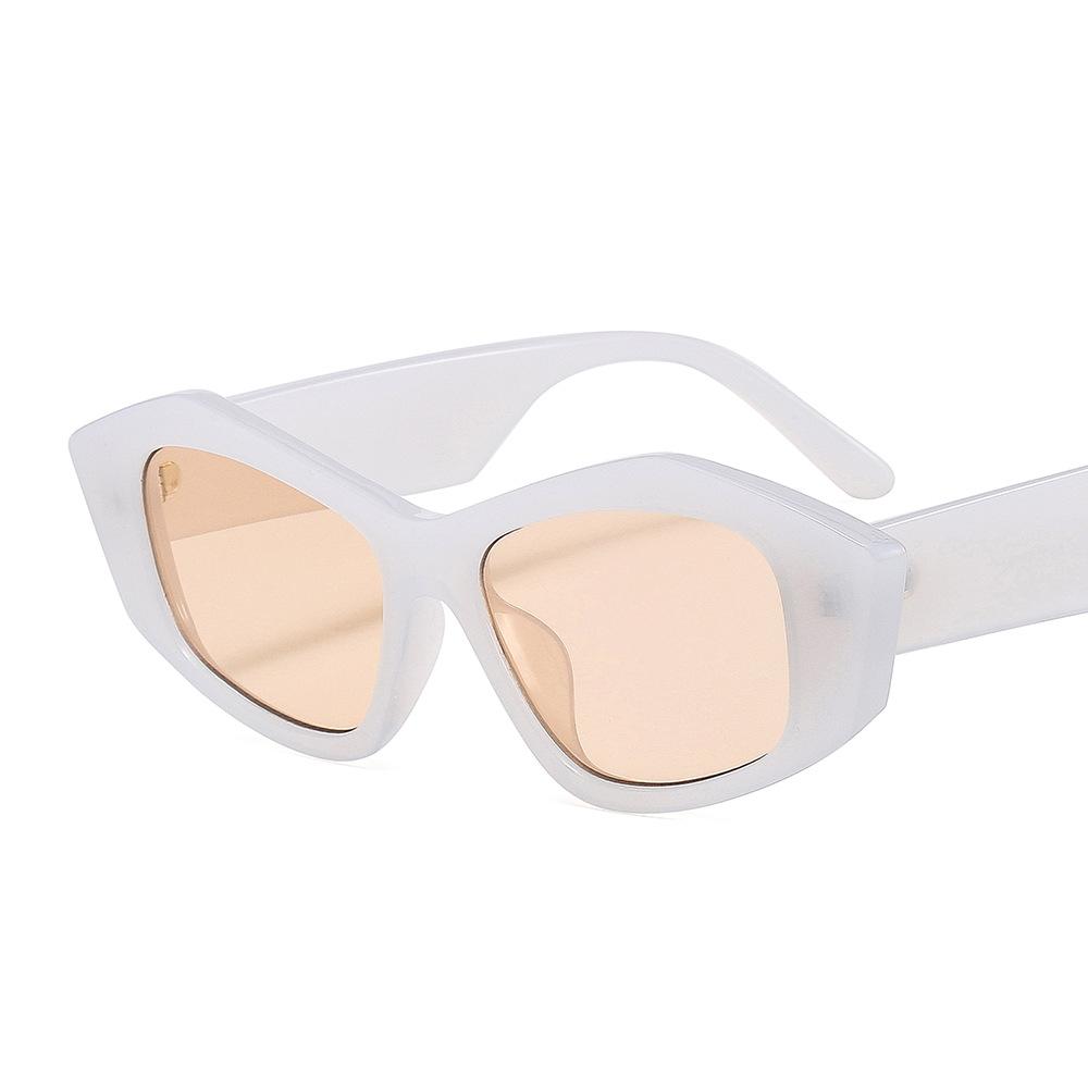 2024 Nowy Modny Design Vintage UV400 Oprawka Koci Oczko Plastikowe Okulary Przeciwsłoneczne Damskie Okulary Słoneczne dla Kobiet