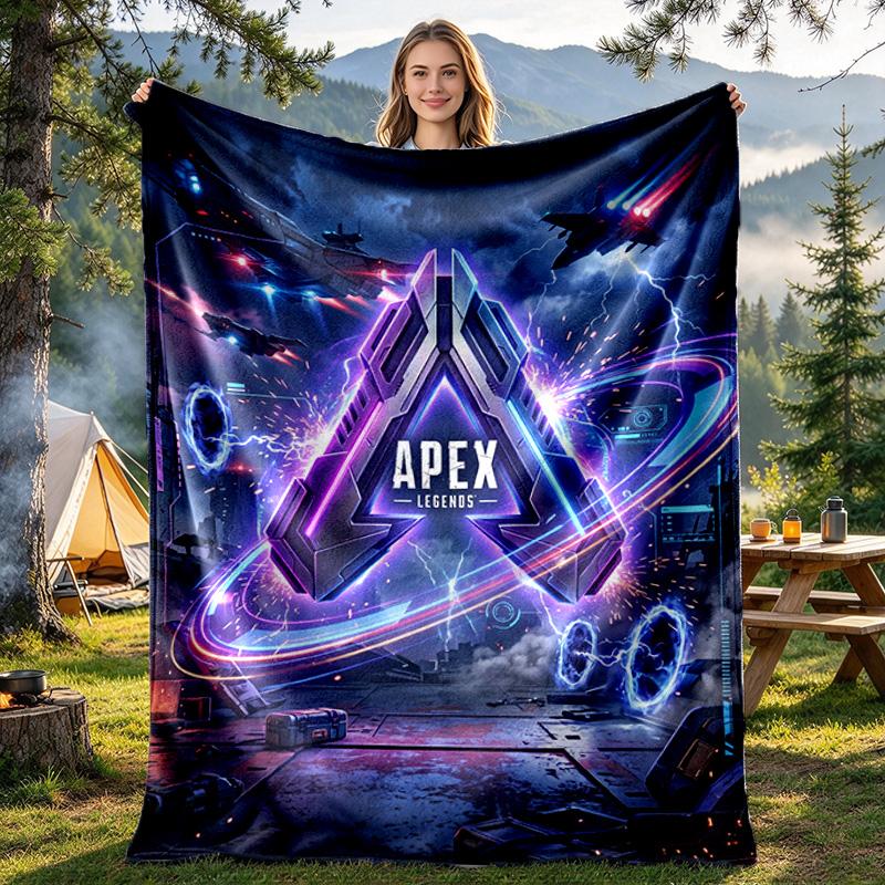 Apex Legends Print Blanket - Soft & Comfortable, for Bedroom, Travel, Sofa, Home Decoration - Birthday Christmas Gift for Friend