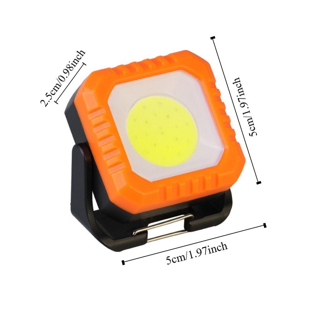Adjustable Bracket Camping Lamp Strong Magnetic Adsorption Floodlight  Nighttime Lighting