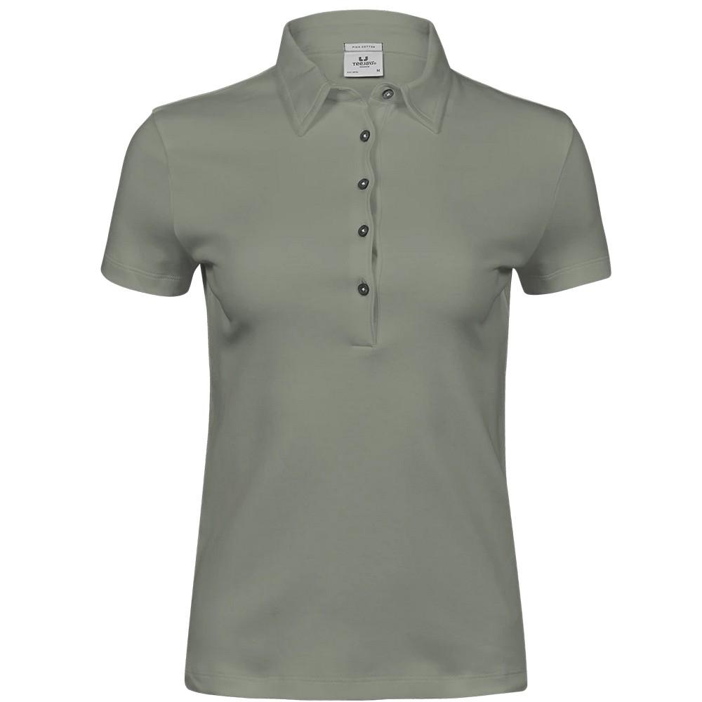 Tee Jays Womens/Ladies Pima Cotton Interlock Stitching Polo Shirt