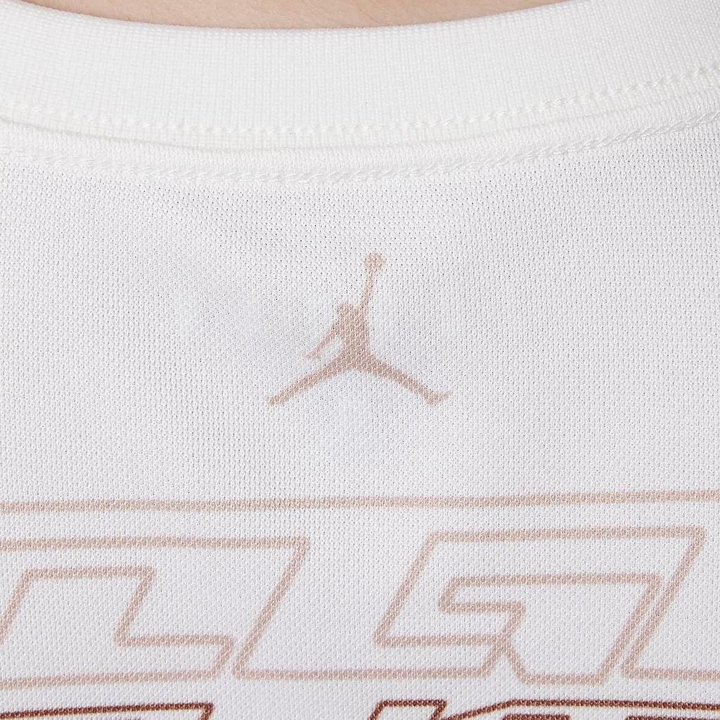 Jordan x MVP T Shirt Sail White Kids' HQ7144-133