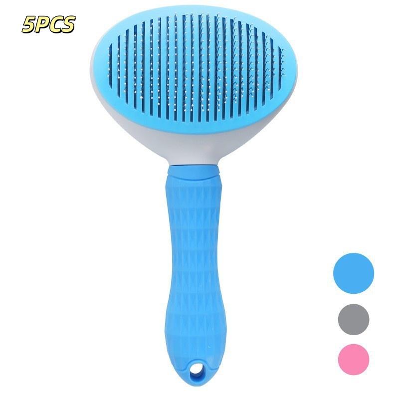 Dog Comb Pet Hair Removal Brush Cats and Dogs Special Comb Beauty Massage Self-cleaning Needle Comb Pet Supplies