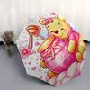 Winnie-the-Pooh,Honey,Fairy Theme Automatic Compact Folding Cute Umbrella - Portable and Durable, 8-Bone Iron Umbrella for All Weather070710
