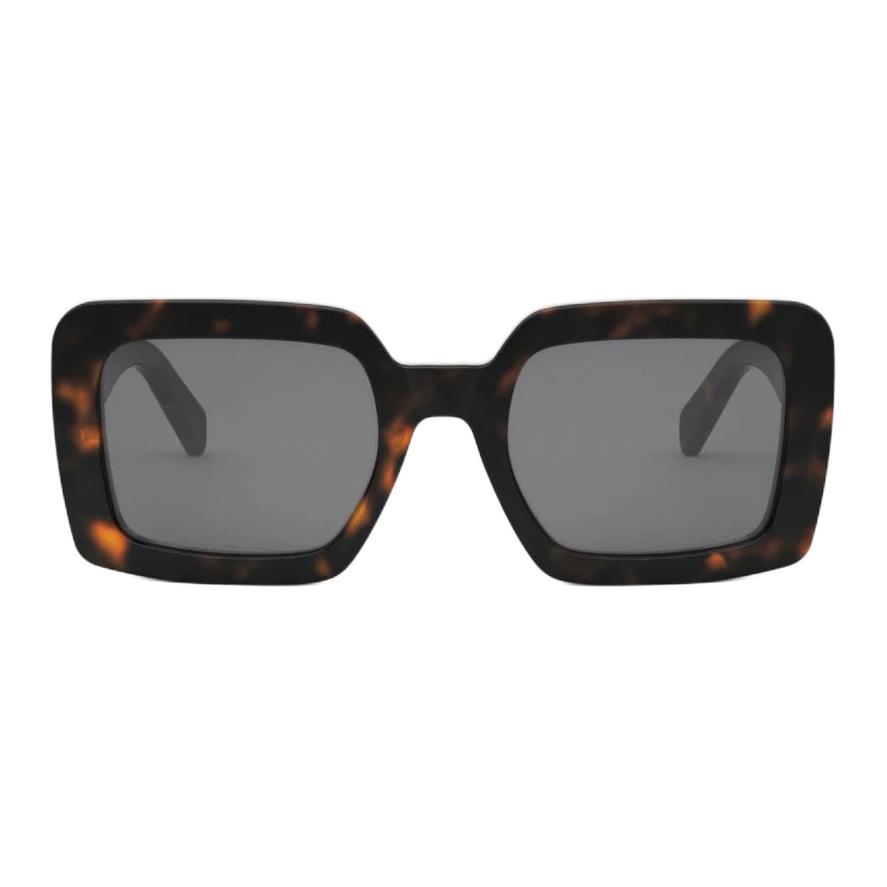 Celine Logo Design Square Sunglasses Women sunglasses Tortoise CL40304U52A