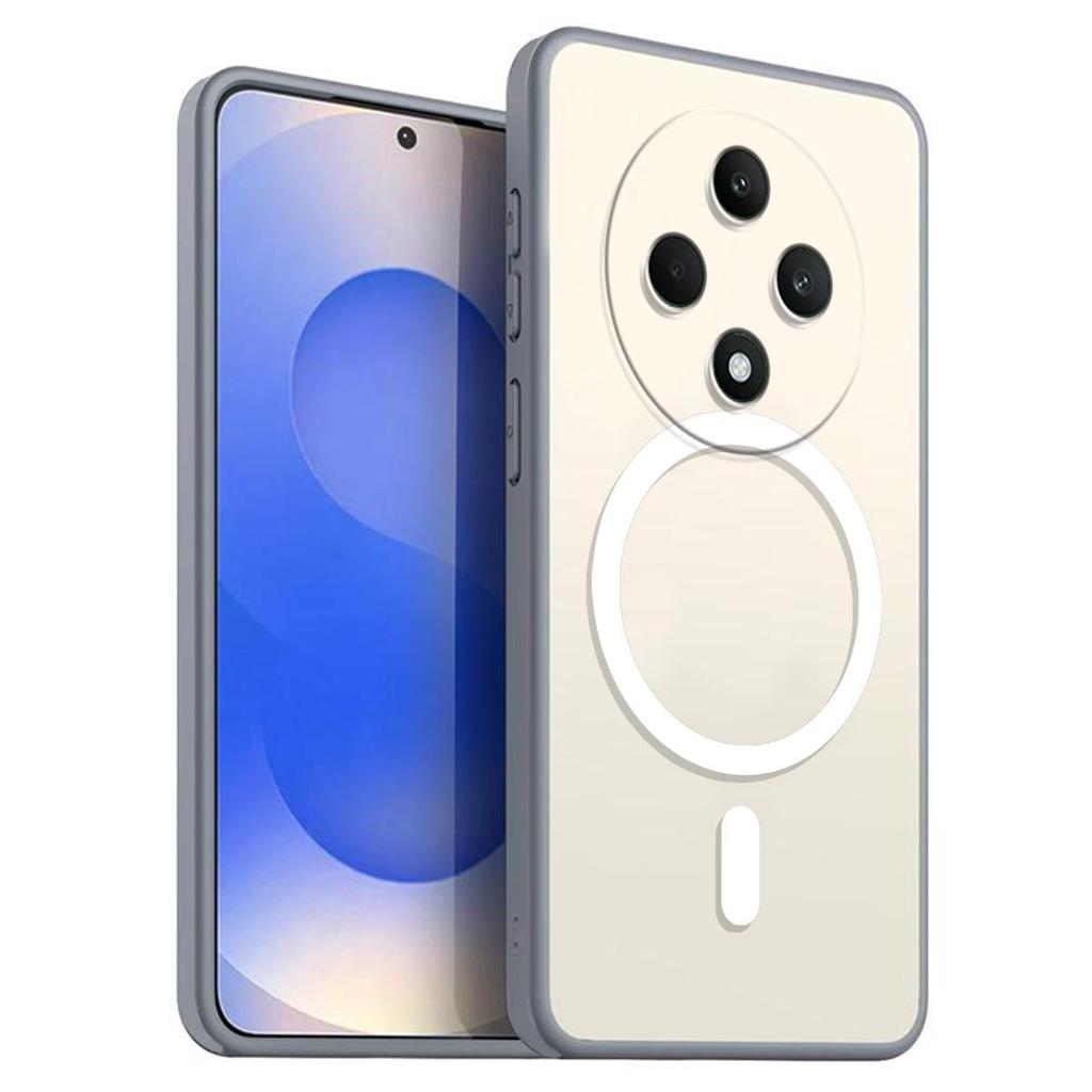 Magnetic Iron Ring Phone Case for OPPO Reno12 F 4G/5G Matte Soft TPU Shockproof Cover