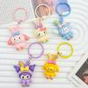 Cartoon Bunny Ear Resin Keychain Pendant - Cute Backpack Ornament & Best Friend Gift