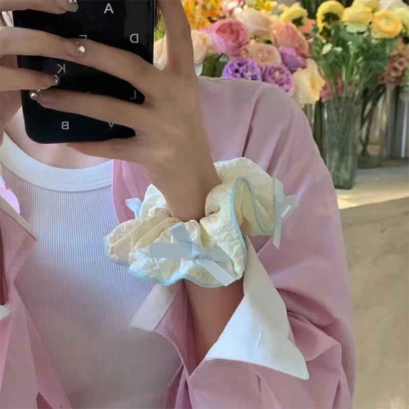 Lace Elegant Double Layered Oversized Headband For Women'S Hair Accessories