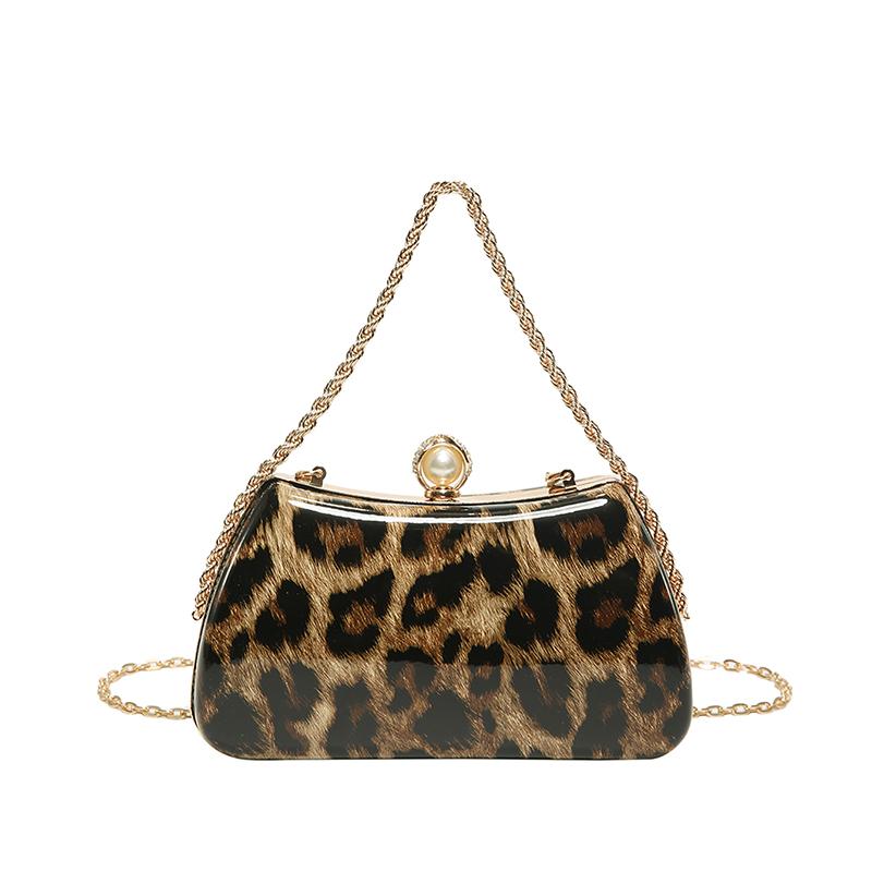 

Вечерние женские сумки с леопардовым принтом, новые модные дизайнерские трендовые сумки через плечо и подмышки для женщин