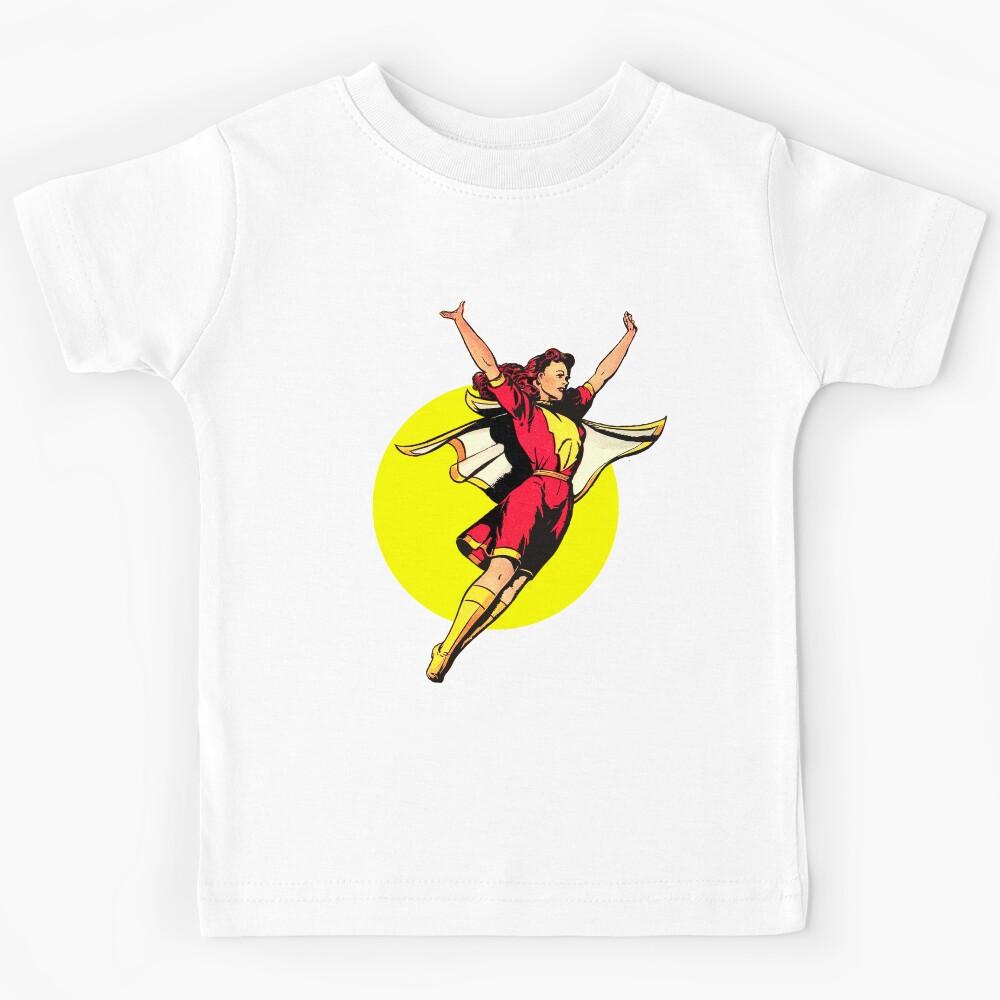 MARY MARVEL - SHAZAM RETRO Classic Kids T-Shirt 140