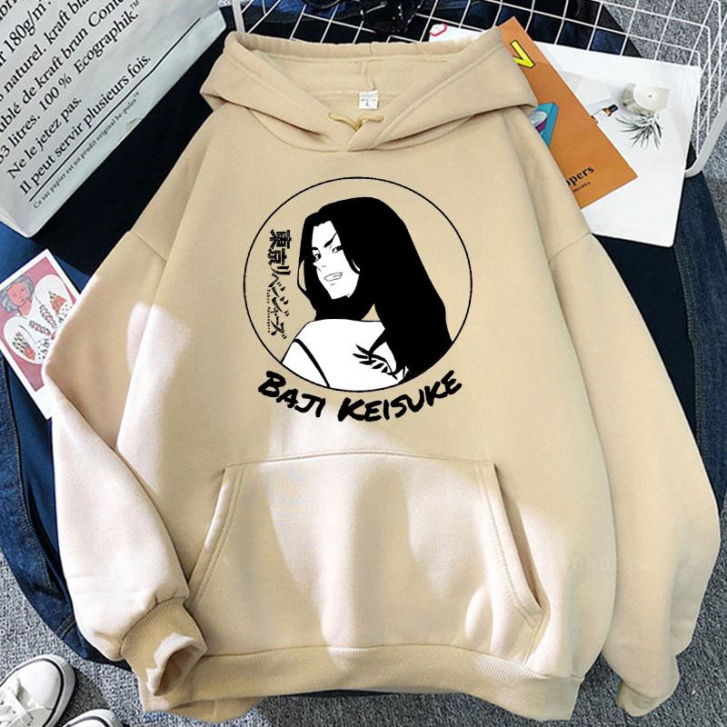 Hot Japanese Anime Tokyo Revengers Men Hoodies Oversized Pullovers Harajuku Kawaii Keisuke Baji VALHALLA Long Sleeve Sweatshirts