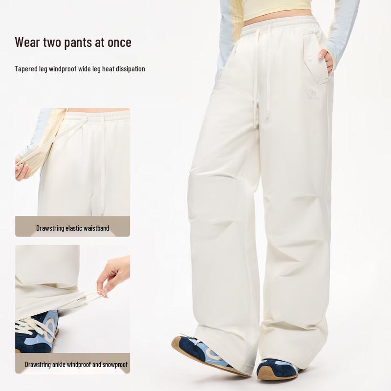 Camel Women's Water-Resistant Down Paratrooper Pants