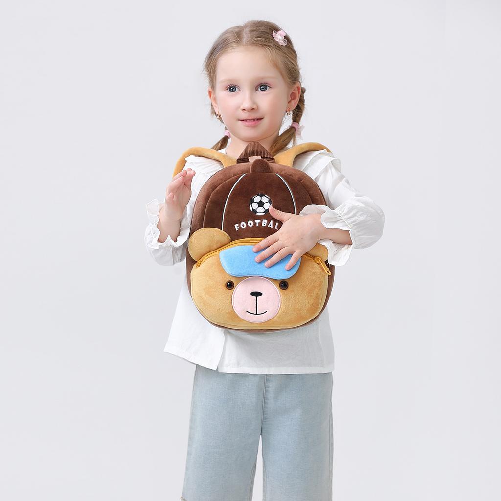 Sports Meet Animal Children Plush Backpack Storage Shoulder Bag Fashion Gift