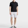 FILA Blue Solid Loose Knit Short Sleeve Polo Shirt Men tops F11M622120F-BK