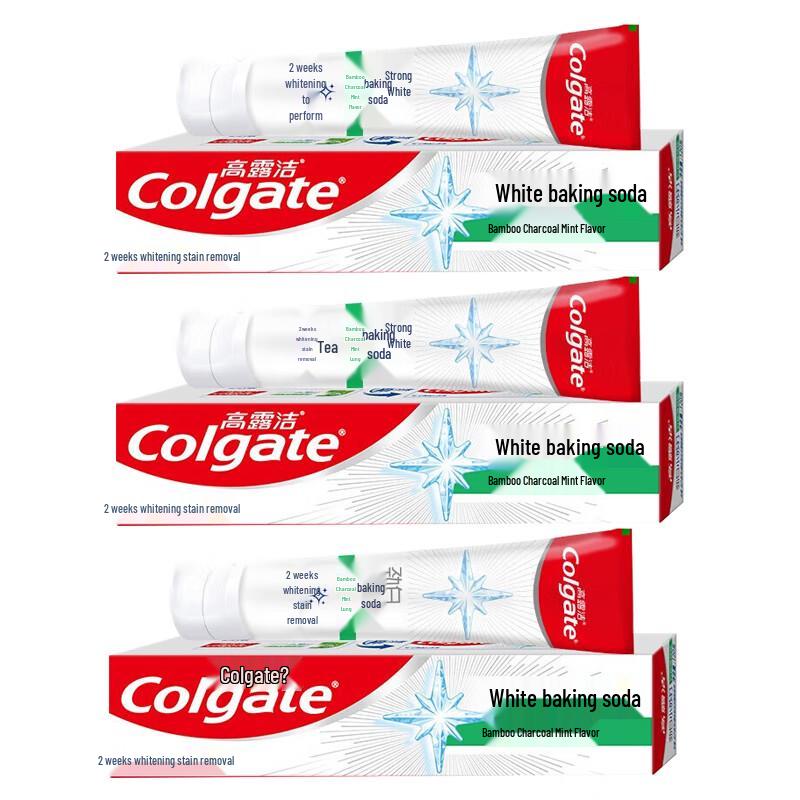 

Colgate Strong White Bamboo Charcoal Mint Toothpaste