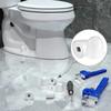 6pcs Universal Toilet Bolt Caps, Round Plastic Push-On Toilet Bowl BoltCaps Covers, With Extra Washers For Easy Installation
