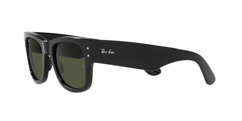 Mega Wayfarer Sunglasses RB0840SF Black 52 Ray-Ban 901/31