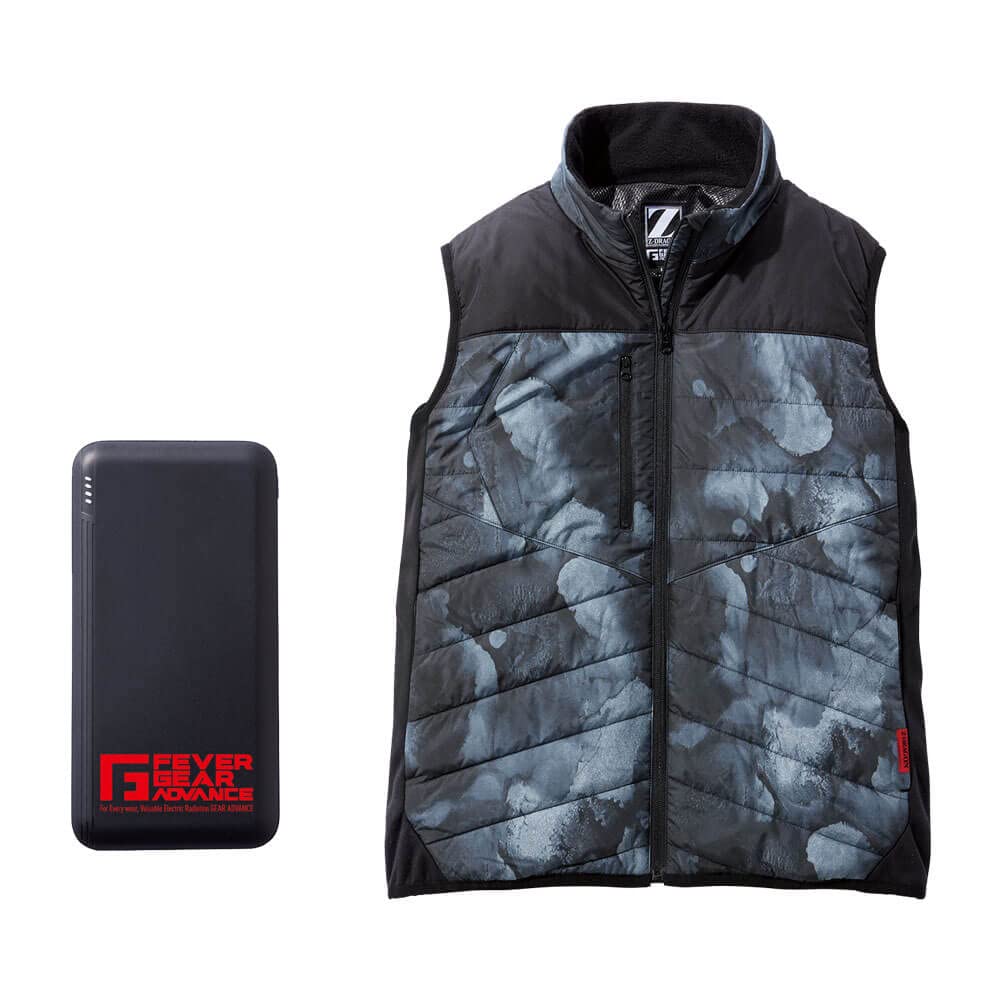 

Jichodo FEVER GEAR FGA79000 Электрический жилет с подогревом, размер LL, 142см, черный камуфляж Z-DRAGON со встроенным нагревателем,