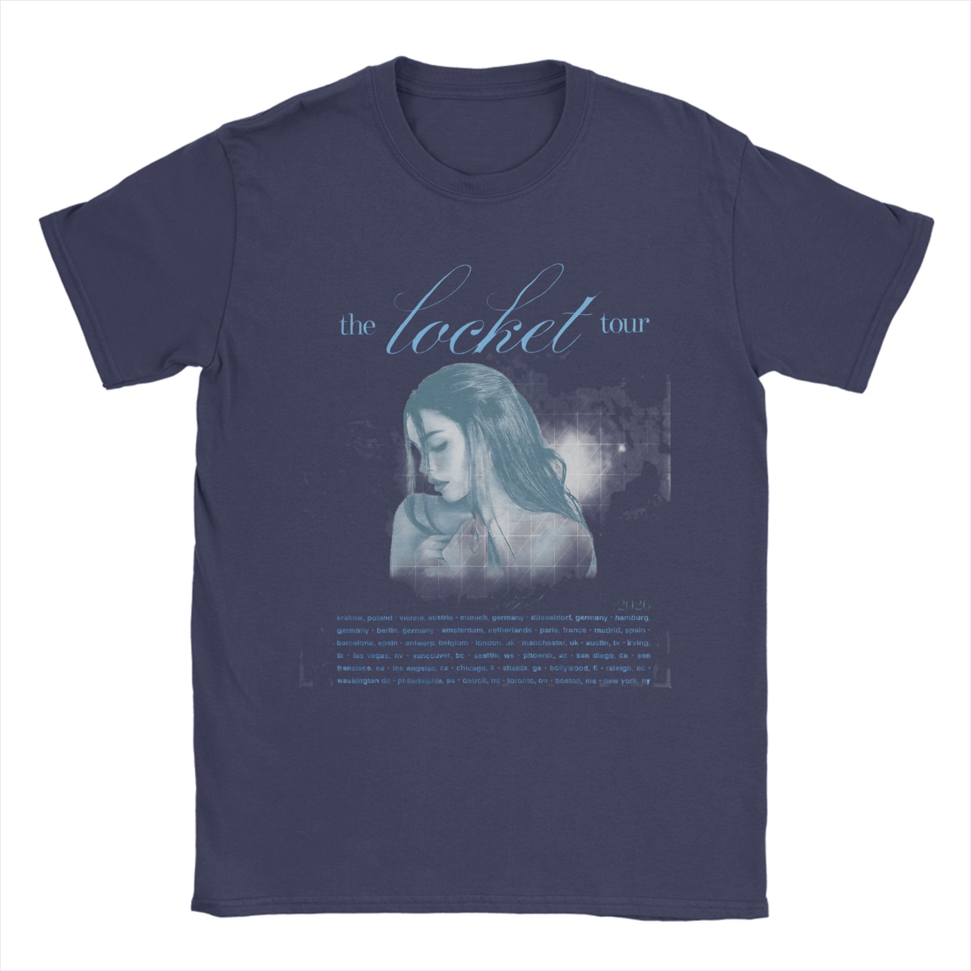 

MMadison BBeer The Locket Tour 2026 Unisexs T Shirts Fun Tee Shirt Short Sleeve Crew Neck TShirt 100 Cotton Classic Clothes 4XL