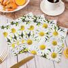 20pcs Daisy Napkins | Disposable Paper Napkins with Floral Design, Dispenser Friendly, Ideal for Wedding, Birthday, and Party