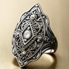 Selected Vintage Engraved Women's Rings Ethnic Style Bohemian Diamond Rings
