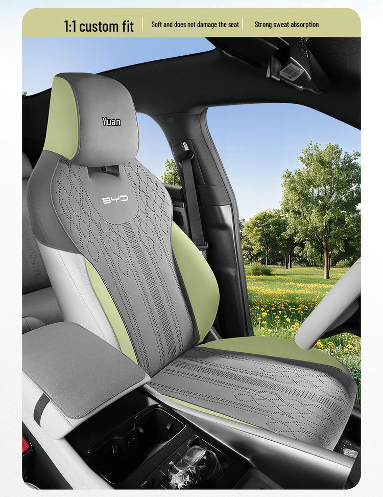 All-Season Special Half-Wrap Car Seat Cushion for Yuan UP
