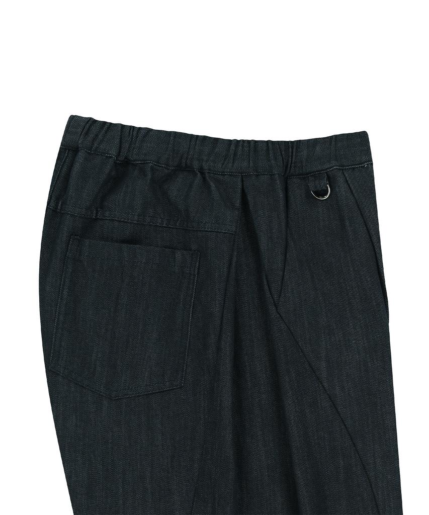 ENDOOR Curved Volume Washed Shorts (Indigo Blue)
