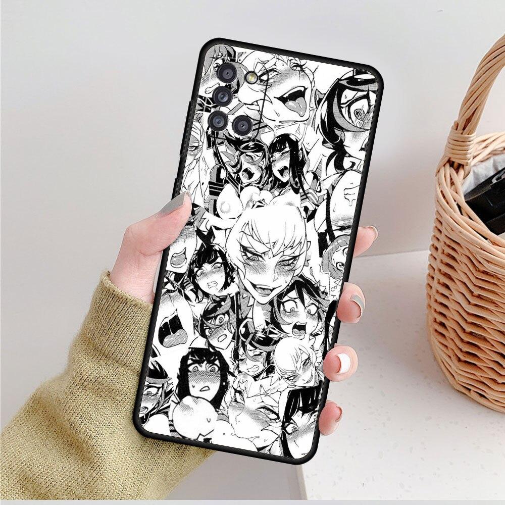 Móda anime dívky pro Samsung Galaxy A32 4G A12 A51 A72 A02s A21s A71 A52 A41 A31 A13 A52s 5G A53 A23 A33 A73 Pouzdro na telefon