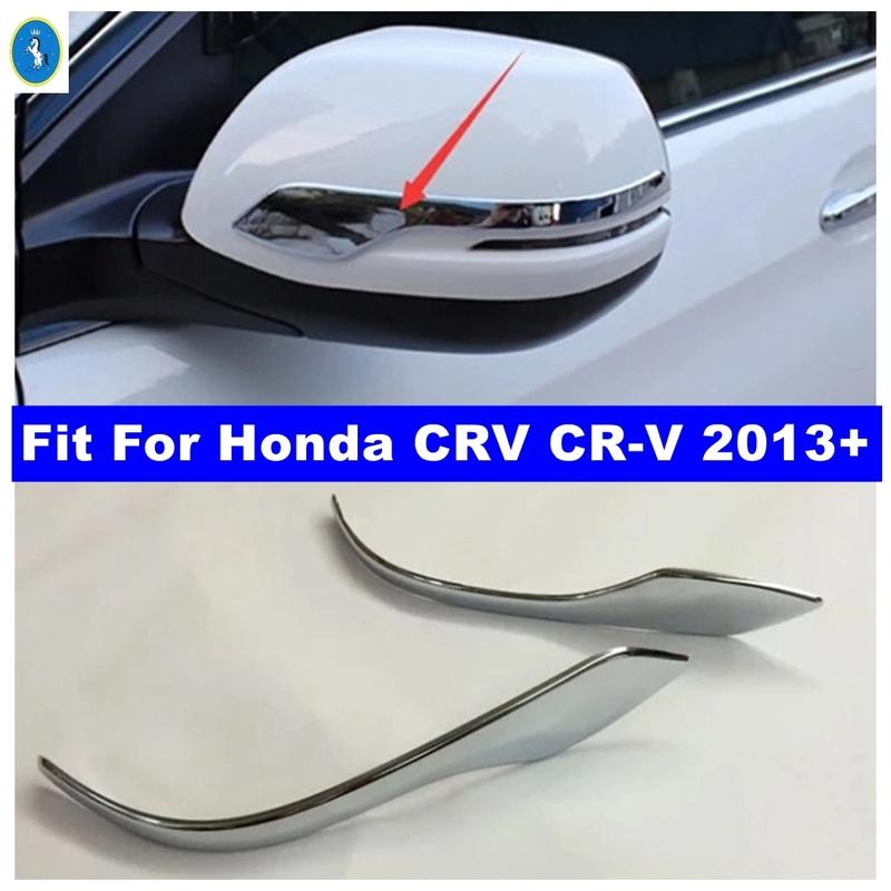 Bandă decorativă pentru oglindă laterală uși auto, Ornament Cover Trim Potrivit pentru Honda CRV CR-V 2013 - 2016 Stil Lucios Accesorii Exterioare