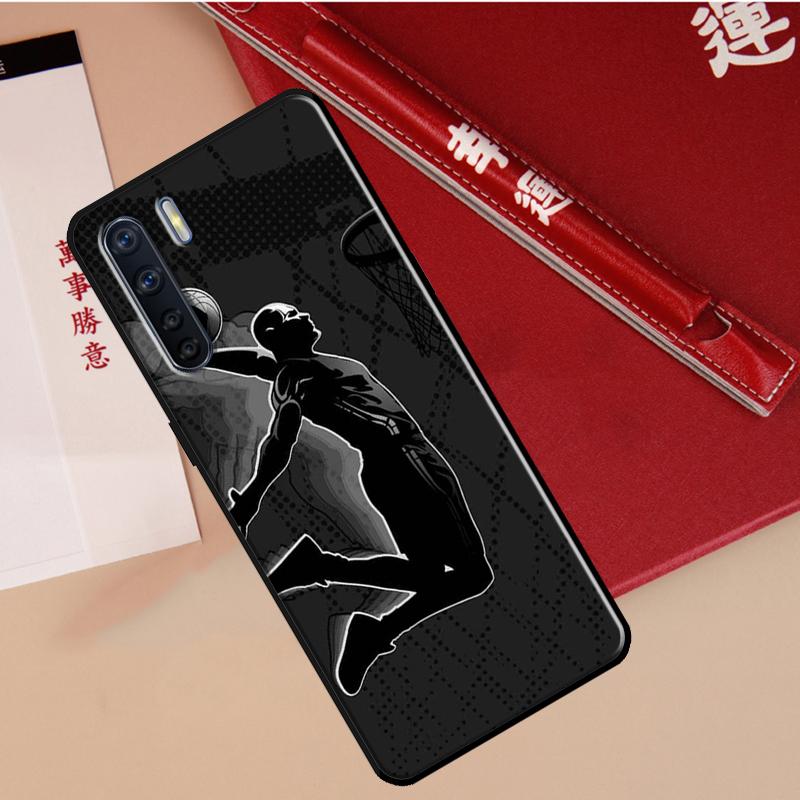 Basketball Basket Case For Oppo A60 A98 A58 A78 A18 A38 A80 A40 A77 A57 A17 A74 A54 A94 A96 A76 A16 A15 A5 Pro