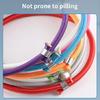10Pcs Trampoline Elastic Rope Bungee Cord Aluminum Buckles Stretch Cord for Fitness Trampoline Canopy Tent Easy to Use