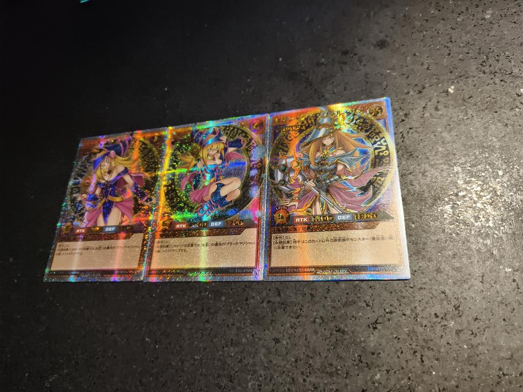 3pcs/set diy Yu-gi-oh! RD-DRR Dark Magician Girl Self Control Collect Signature Trading Flash Card Anime Cartoon Gift