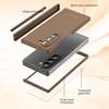Candy Color Matte PC Hinge protection Full Body Hard case for Samsung Galaxy Z Fold 7 6 5 4 3 2 5G With Tempered Glass