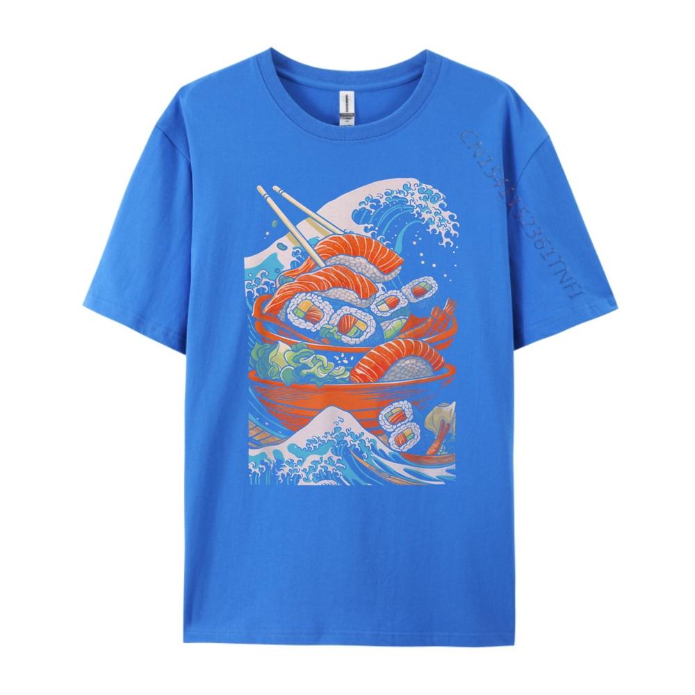 Lustige Japanische Lebensmittel Sushi Kawaii Sushi Liebhaber Anime Otaku Grafik T-Shirts Herren Lustiges T-Shirt Große Größe Ästhetisch