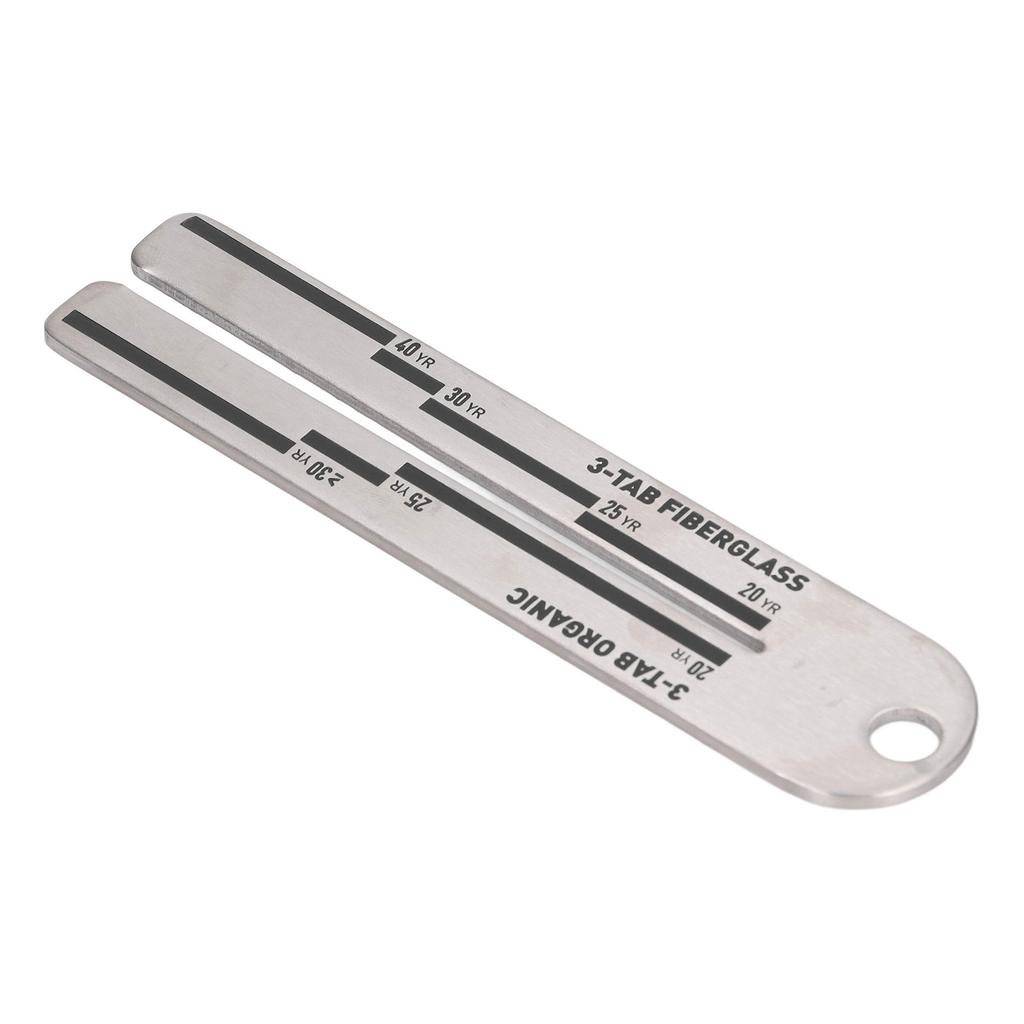 2PCS 5 Inch Shingle Gauge Board Gauge Tool for Measuring and Analyzing Thickness of Roofing Boards