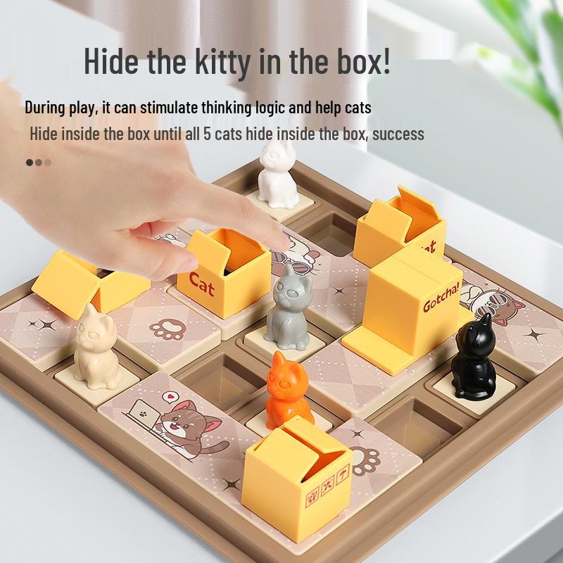 Kids' Hide-and-Seek Board Game: Spatial Planning & Logical Thinking Educational Toy