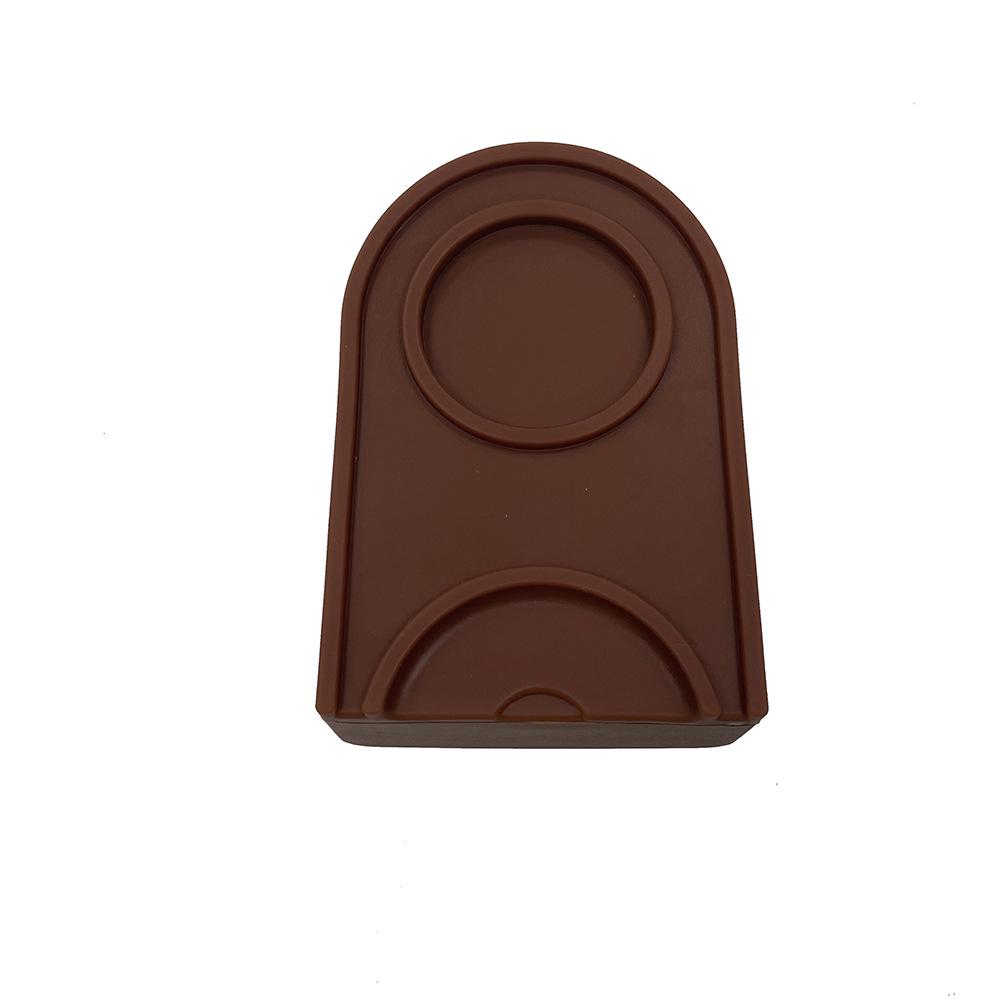 Coffee Tamping Corner Mat - Non-Slip Silicone Tamper Pad