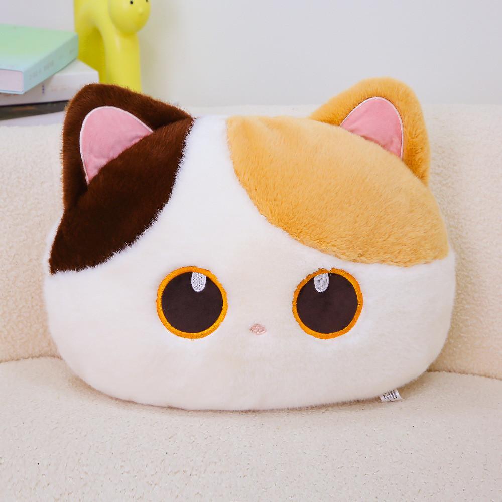 Cute Cat Plush Pillow Toy With Pp Cotton Filling For Kids And Adults