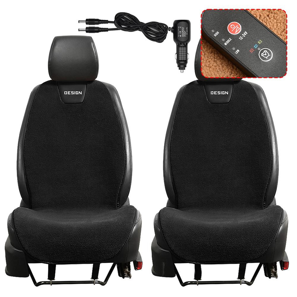 12V/24V Universal Heated Seat Cushion High-Quality Imitation Cashmere Material Skin-Friendly and Comfortable Fast Heating