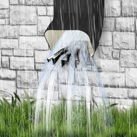 Yousheng Gutter Downspout Diverter Rain Gutter Disperser Gutter Downspout Extension for 3"x 4" And 3" X 2" Downspout Rainwater Dispersal