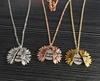European-American Sunflower Pendant Necklace: Couple's Floral Alloy Jewelry Fantasy Gift