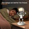 Lampka Nocna LED Uroczy Kreskówkowy Robot Lampka Biurkowa Ściemniana Bez Migotania Ładowana przez USB Lampka Nocna Dekoracja Sypialni