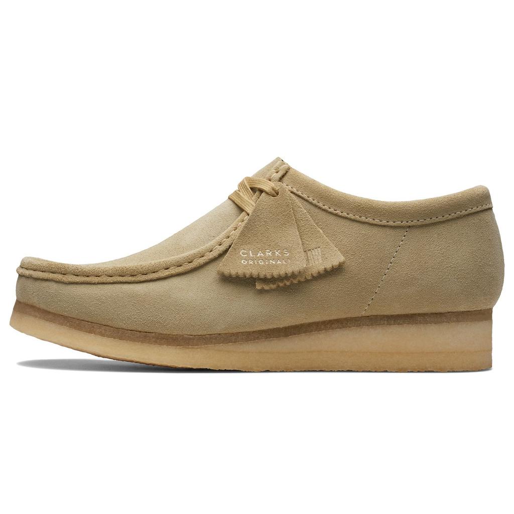 Clarks Originals Height Increasing Comfortable Versatile Retro Trendy Durable Casual Shoes Men sneaker Yellow 261555157-AW23