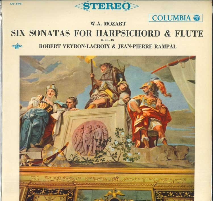 

LP Record - Mozart: 6 Sonatas for Flute and Har OS3461 COLUMBIA Japan Classical Used