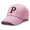 Embroidery P Letters Hat Women Uv Protection Shade Out Sun Breathable Protection