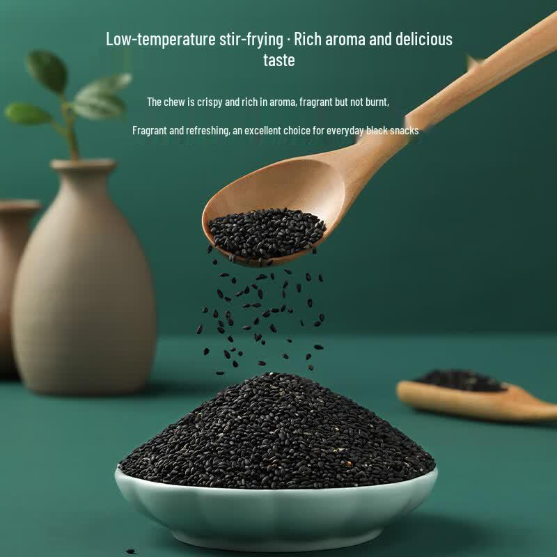 October Rice Field Cooked Black Sesame