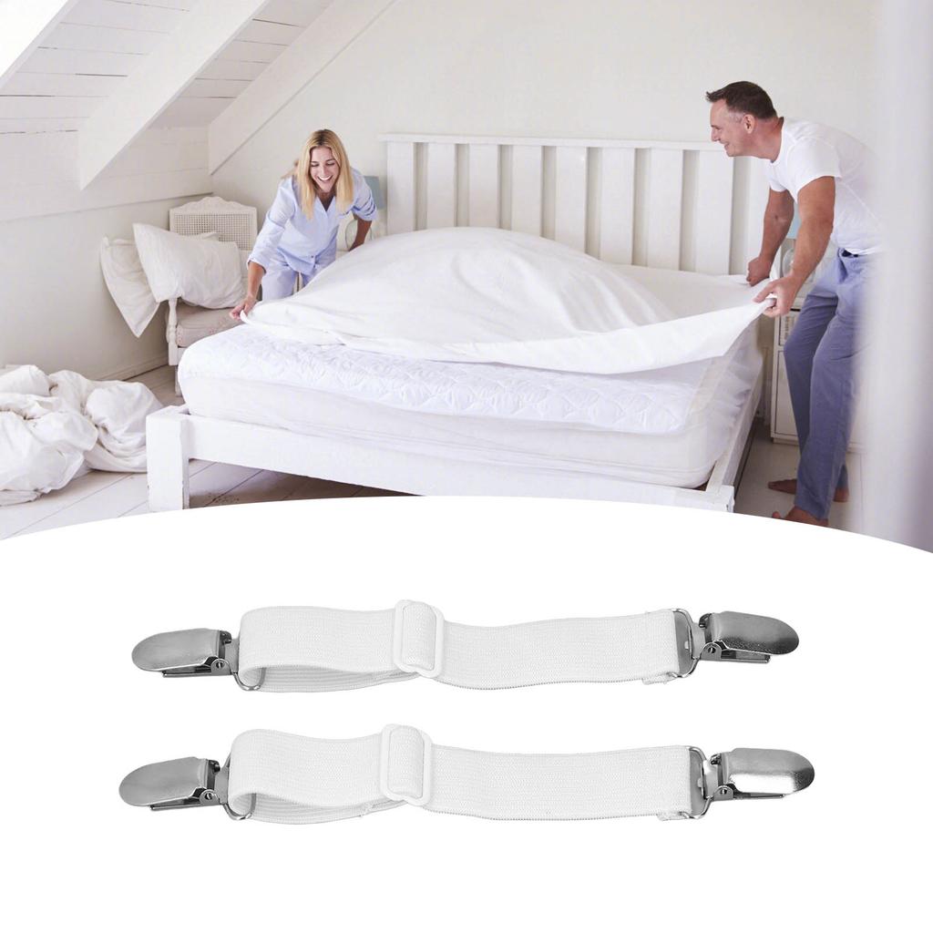 2pcs Sheet Straps Comfortable   Convenient Practical Flexible Elastic Easy Replaceable Bedding Supplies