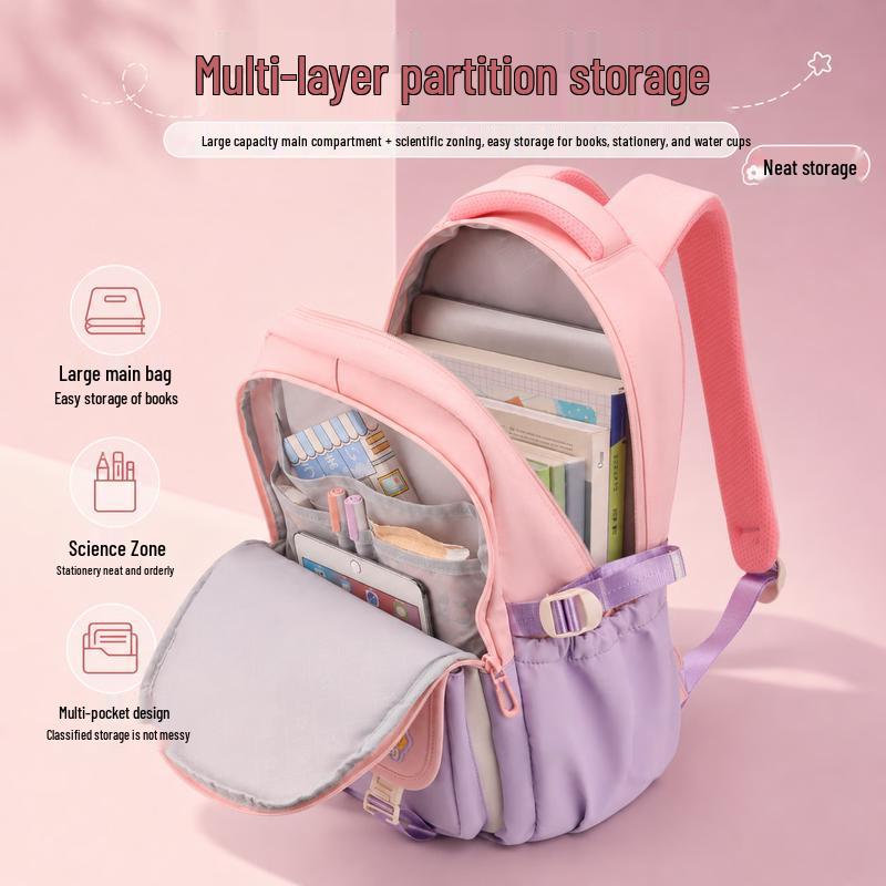 Modi Kids' Lightweight Spine-Protective School Backpack